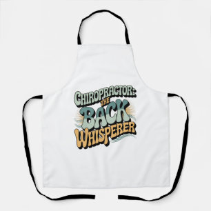 Chiropractor Rugfluisteraar Cadeau Idee Schort