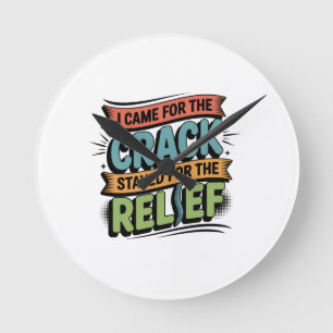 Chiropractor Ruggensteun Grappig Cadeau Ronde Klok