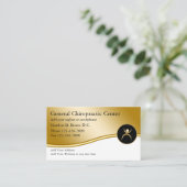 Chiropractor Visitekaartjes (Staand voorkant)