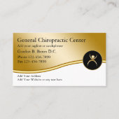 Chiropractor Visitekaartjes (Voorkant)