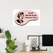 Chiropractor Voice Poster (Thuiskantoor)