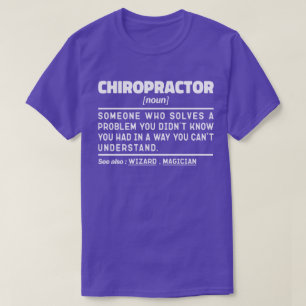 Chiropractor zelfstandig naamwoord fysiotherapie w t-shirt