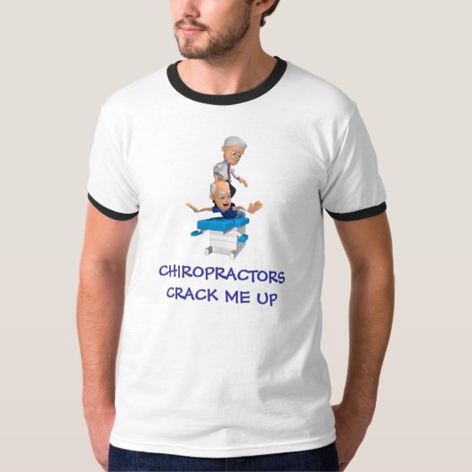 Chiropractor zet me omhoog t-shirt (Voorkant)
