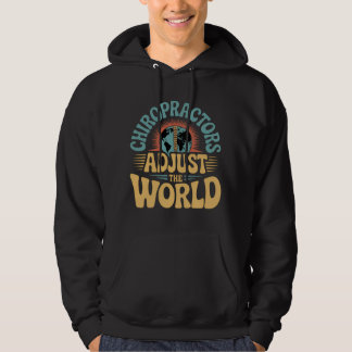 Chiropractoren passen het World Retro Design aan Hoodie