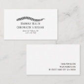 Chiroprakor Visitekaartje (Voorkant / Achterkant)