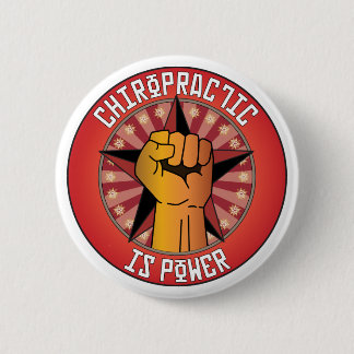 Chiropraktijk is kracht ronde button 5,7 cm