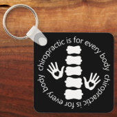 Chiropraktijk is voor elk lichaam sleutelhanger (Voorkant)