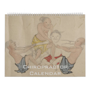 Chiropraktijk Therapistische Waterverf Kalender