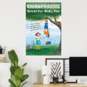 Chiropraktijk voor kinderen poster (Thuiskantoor)