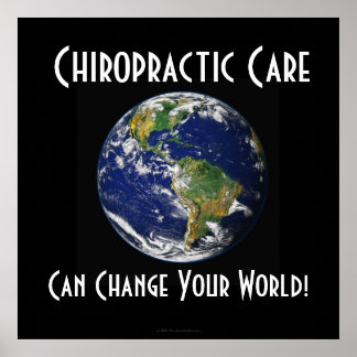 Chiropraktijkgericht Poster: Kan je wereld BIG BIG Poster