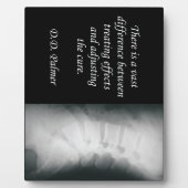 Chiropraktijkgerichte aanpassing van de kure esel fotoplaat (Voorkant)