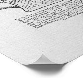 Chiropraktijkvertebrale subluxe afdruk poster (Hoek)