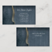 Chiropraticien Carte de visite Chiropratique Spine (Devant / Derrière)