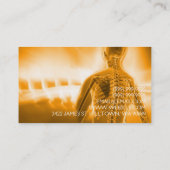 Chiropraticien, chiropraticien, Carte de visite de (Dos)