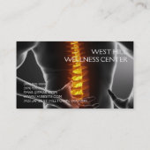 Chiropraticien, chiropraticien, Carte de visite de (Dos)