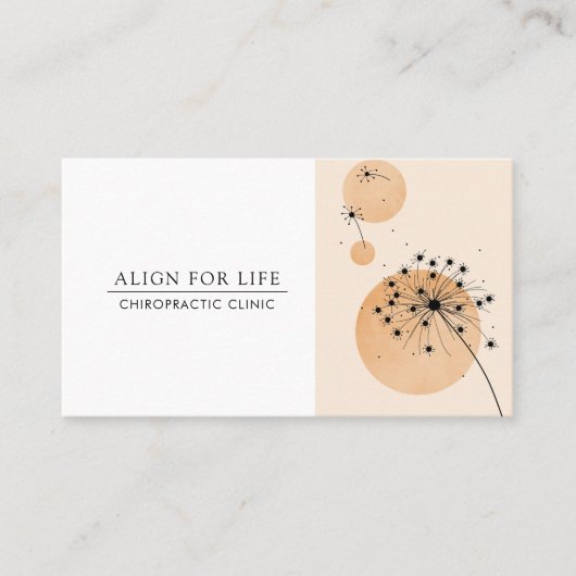 Chiropraticien Chiropratique Carte de visite (Devant)