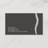 Chiropraticien Chiropratique Carte de visite de sa (Dos)