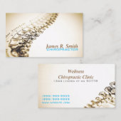 Chiropraticien et Carte de visite de santé (Devant / Derrière)