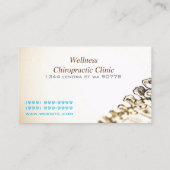 Chiropraticien et Carte de visite de santé (Dos)