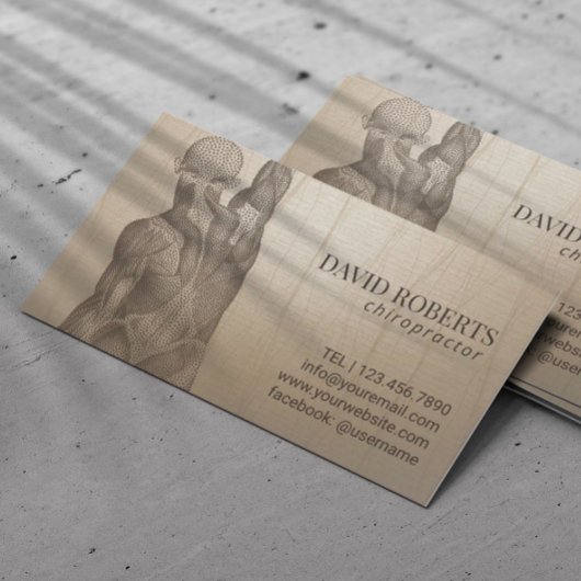 Chiropraticien Massage Thérapie Rendez-vous Vintag