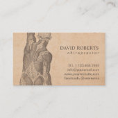 Chiropraticien Massage Thérapie Rendez-vous Vintag (Devant)