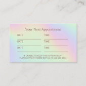 Chiropratique Chiropraticien Pastel Rendez-vous av (Dos)