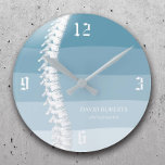 Chiropratique Chiropraticien Spine Therapist Blue<br><div class="desc">Chiropractic Chiropractor Spine Therapist Bleu Têtes Horaires.</div>