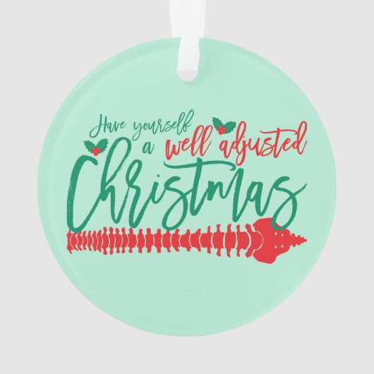 Chiropratique de Noël bien ajusté (dos)