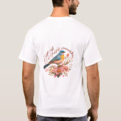 CHIRP IN KAMERAADSCHAP T-SHIRT (Achterkant)