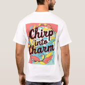 Chirpe dans le design de t-shirts de charme (Dos)