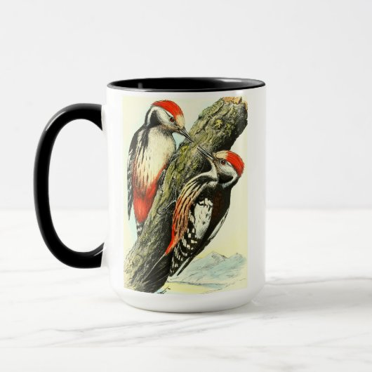 Chirpe et café : Mugs pour les oiseaux précoces (Gauche)