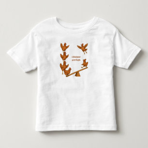 Chirpy Chickens acrobatiek squad Kinder Shirts