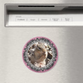 Chirpy Chipmunk Magnet (rand met messen) Magneet (Insitu (Vaatwasser))