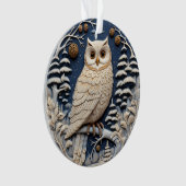 Chirstmas 3D Cute White Owen Animal (devant)