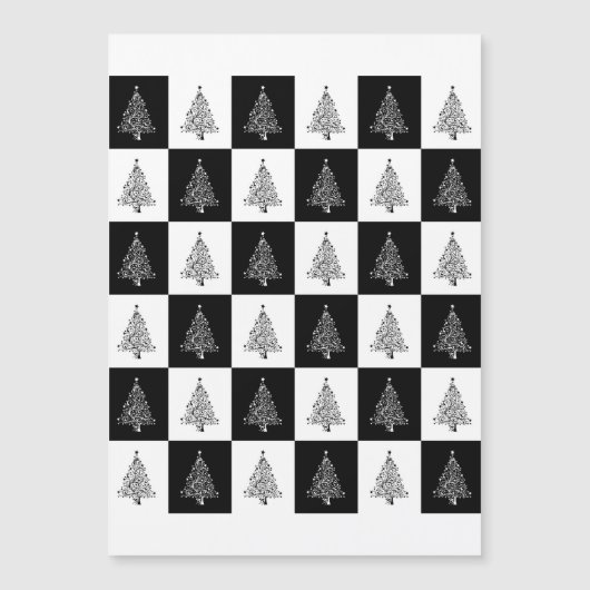 Chirstmas Tree Chess Carte de vacances (Devant)
