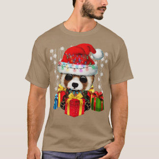 Chirtsmas rode panda t-shirt