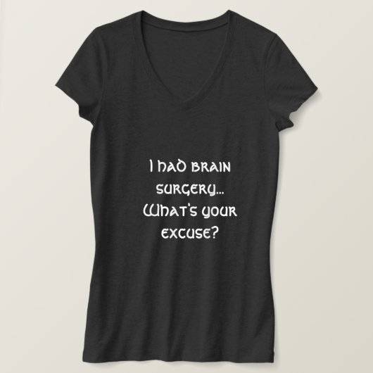 Chirurgie cérébrale TShirt (Design devant)