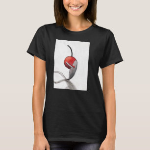Chirurgie Cuillère Hug T-shirt noir petites taille