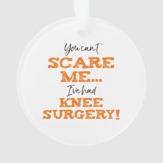 Chirurgie du genou drôle ‘Peur’ (dos)