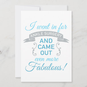 Chirurgie Fabulous Recovery (blauw) Kaart