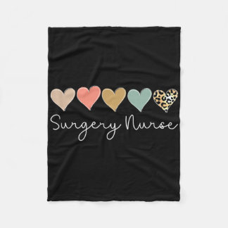 Chirurgie Verpleegster Luipaard Hart, Valentijnsda Fleece Deken
