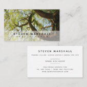 Chirurgien d'arbre sauvage en pleurs Carte de visi (Devant / Derrière)