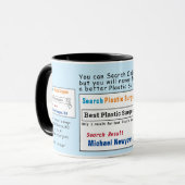 Chirurgien plastique Drôle meilleure recherche Mug (Devant gauche)