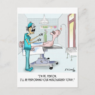 Chirurgische Cartoon 9369 Briefkaart