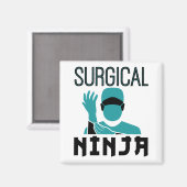 Chirurgische Ninja Scrub Tech Technoloog Magneet (Voorkant / Achterkant)