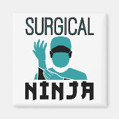 Chirurgische Ninja Scrub Tech Technoloog Magneet (Voorkant)