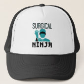 Chirurgische Ninja Scrub Tech Technoloog Trucker Pet (Voorkant)