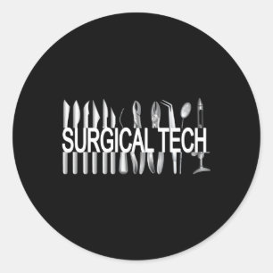 Chirurgische Techinstrumenten Chirurgische Technol Ronde Sticker