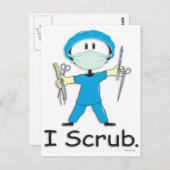 chirurgische technicus briefkaart (Voorkant / Achterkant)