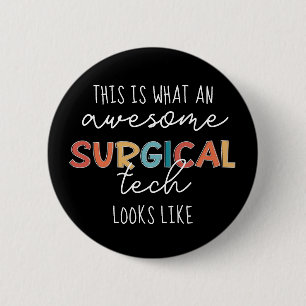Chirurgische technologiste Funny Surgery OF Tech G Ronde Button 5,7 Cm